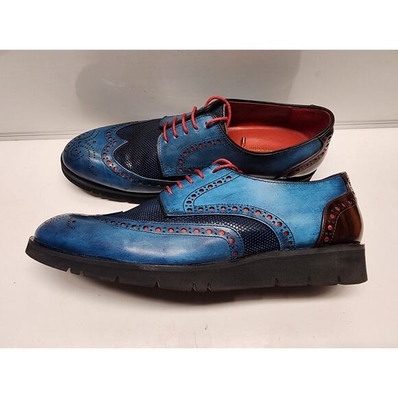 Escaro Royale Men\'s Size 9.5 - 10 Full Grain Leather Shoes Handcrafted In India main image 6